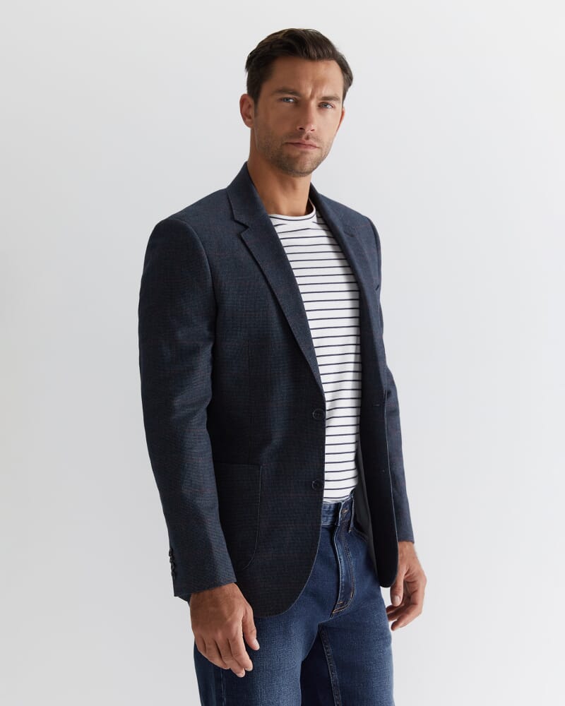 Townsville Item Jacket in NAVY MULTI