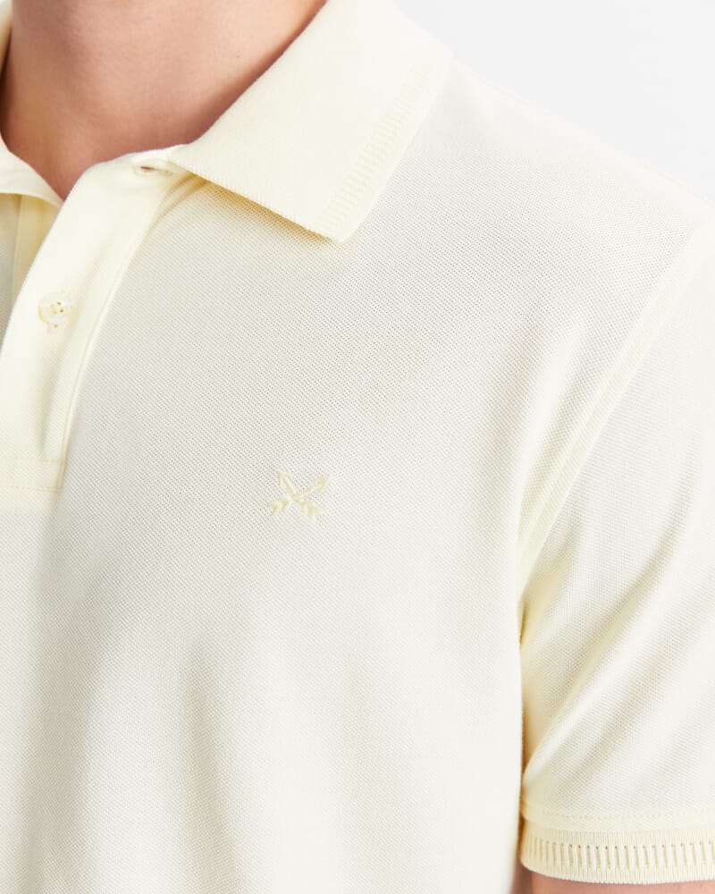 SC Pique Polo in LEMON