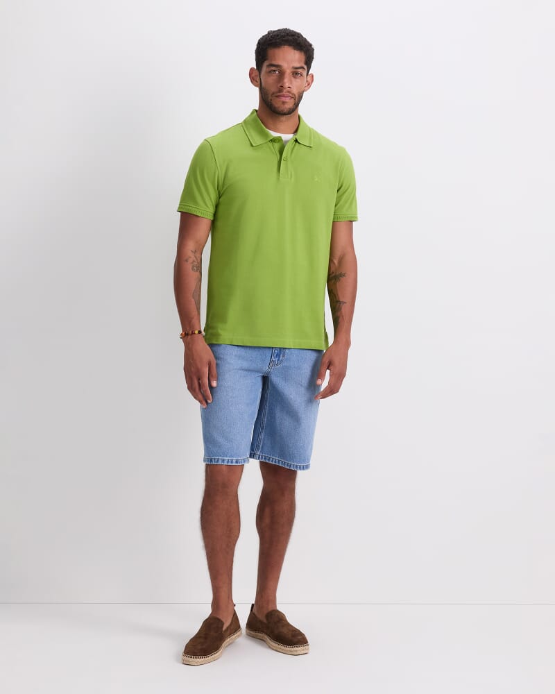 SC Pique Polo in PEA