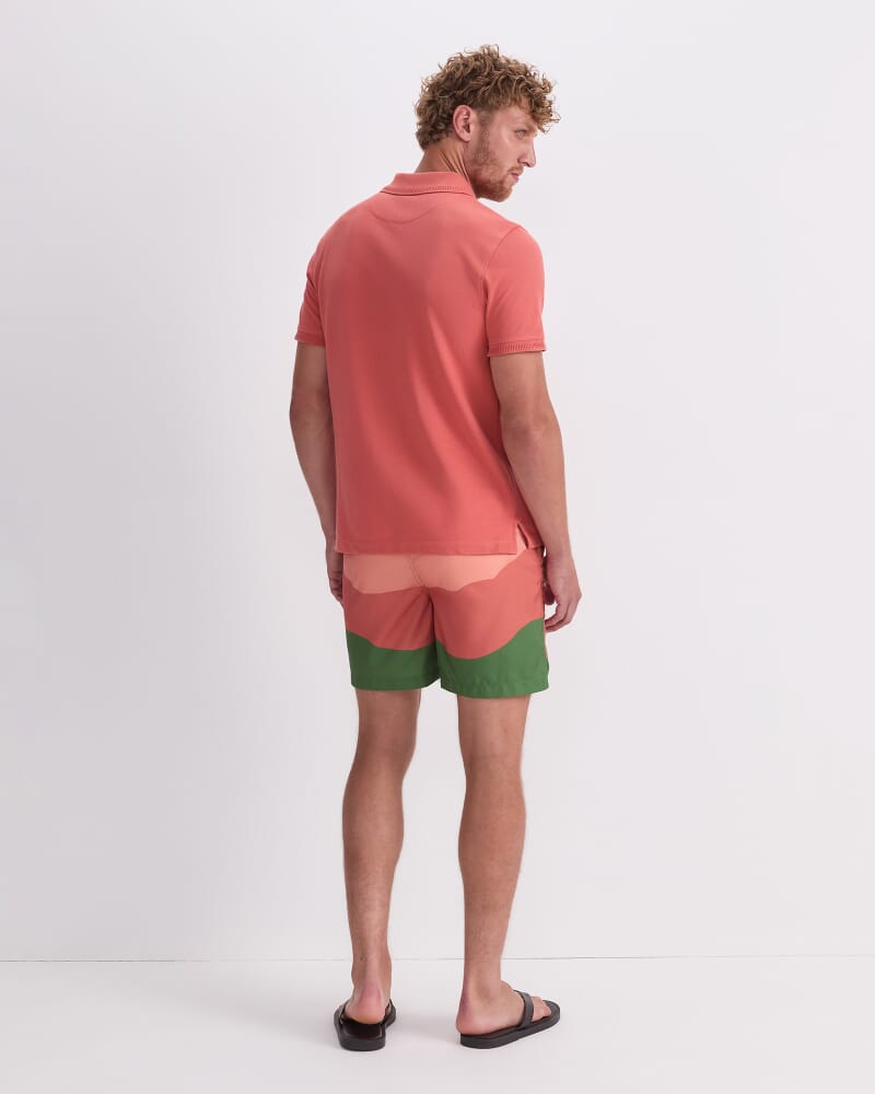 SC Pique Polo in TERRACOTTA