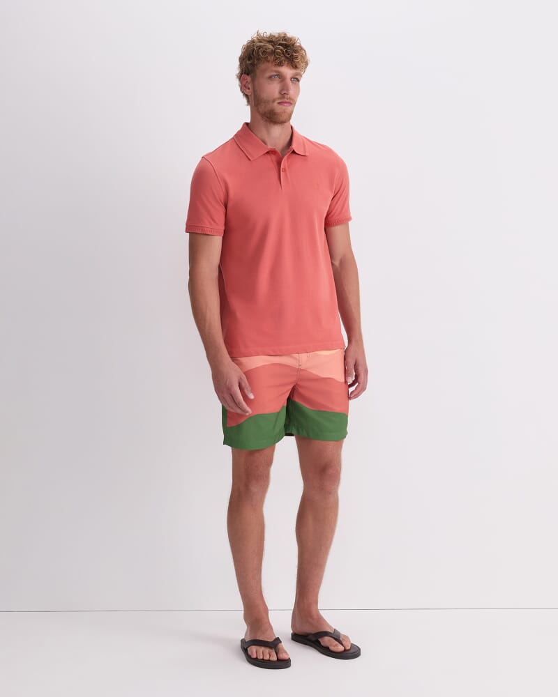 SC Pique Polo in TERRACOTTA