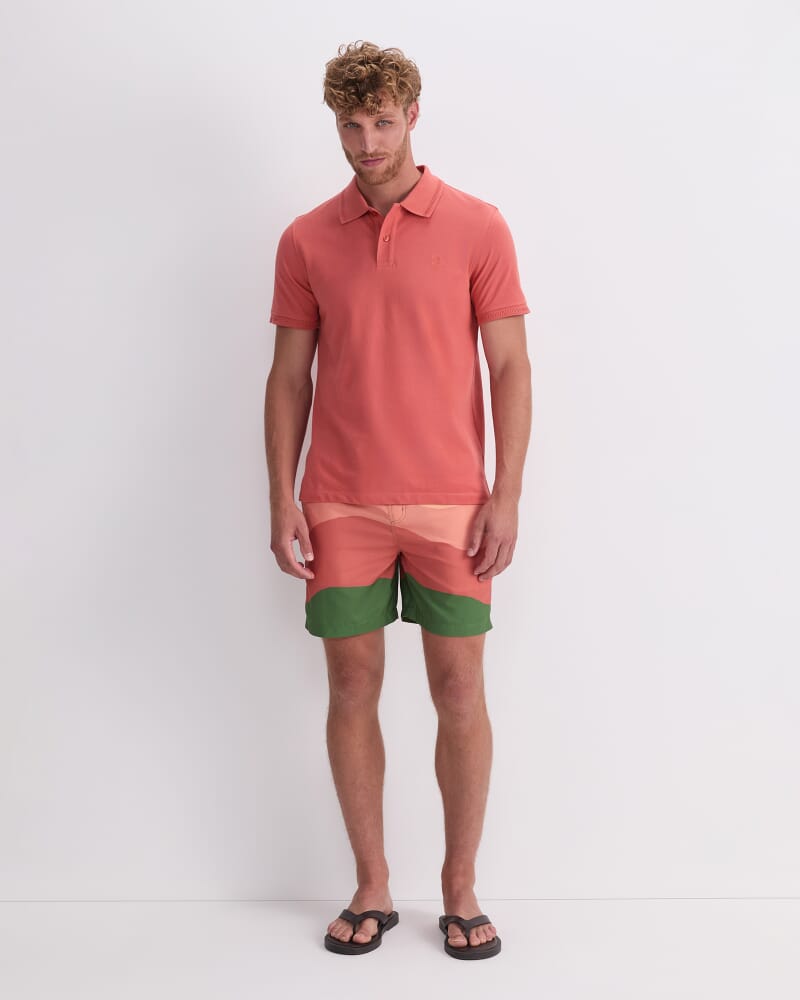 SC Pique Polo in TERRACOTTA