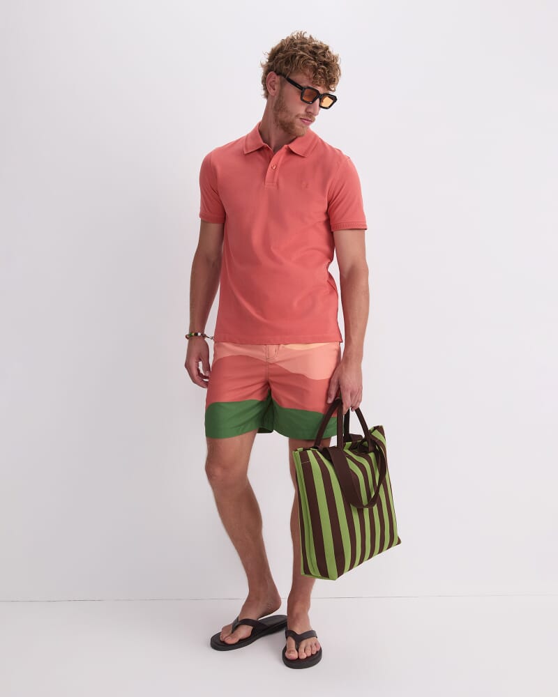 SC Pique Polo in TERRACOTTA