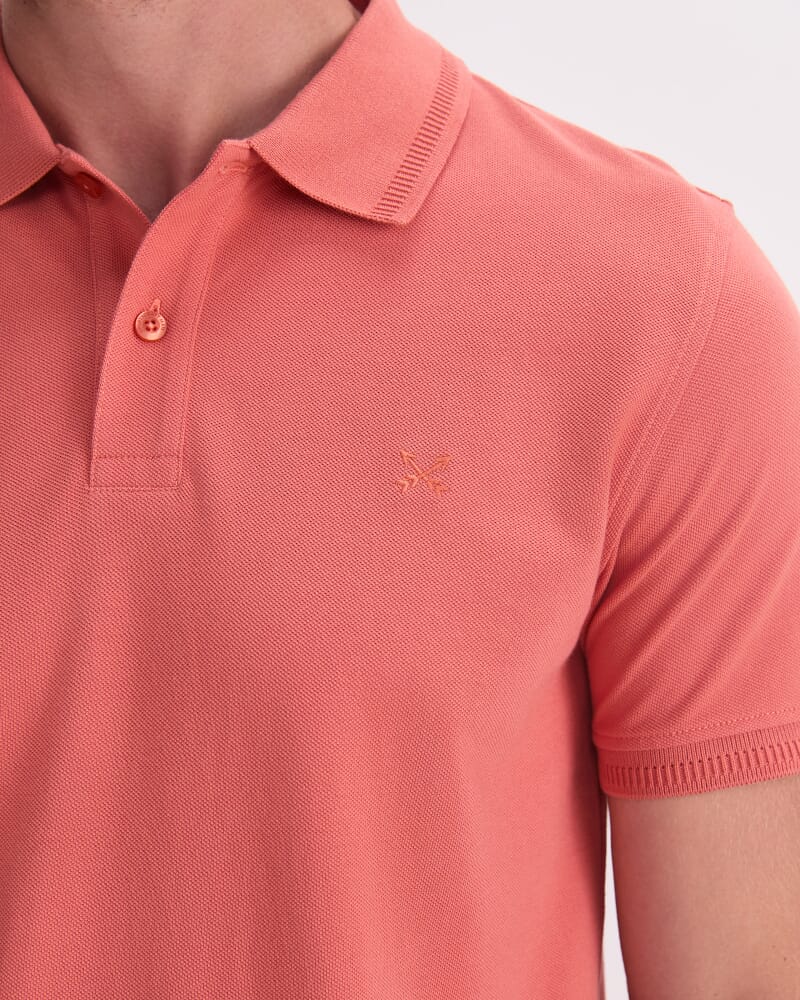 SC Pique Polo in TERRACOTTA