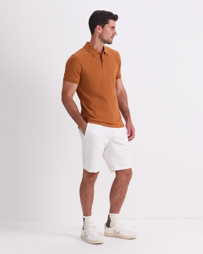 SC Pique Polo in COGNAC