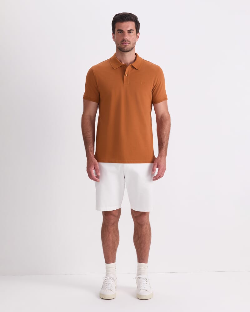 SC Pique Polo in COGNAC