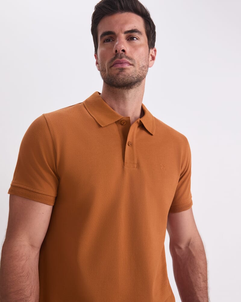SC Pique Polo in COGNAC