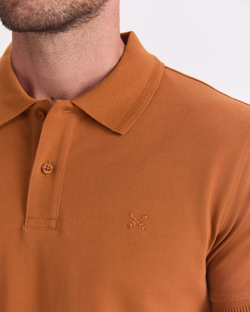 SC Pique Polo in COGNAC