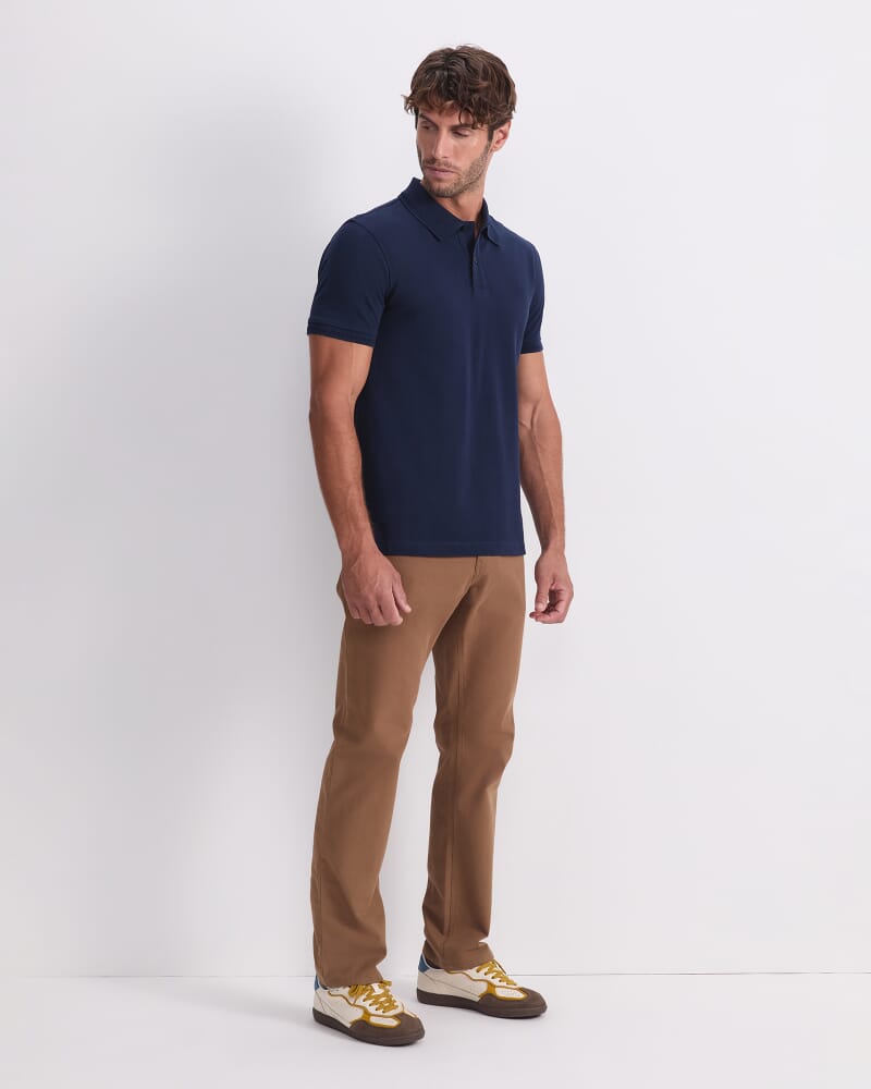 SC Pique Polo in NAVY