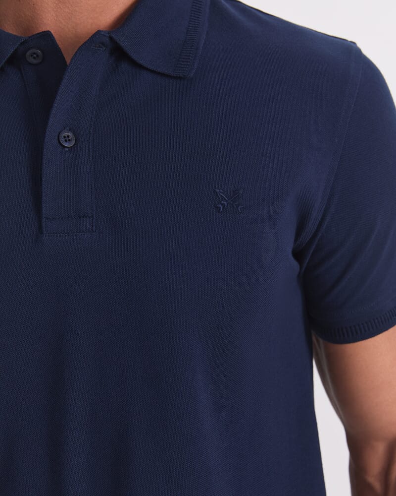 SC Pique Polo in NAVY