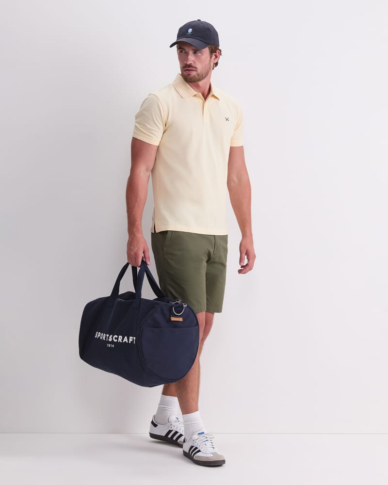 SC Pique Polo in BUTTER
