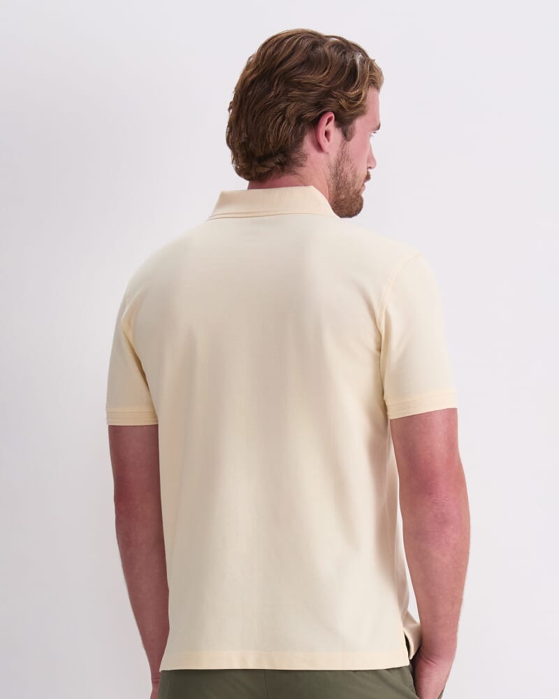 SC Pique Polo in BUTTER