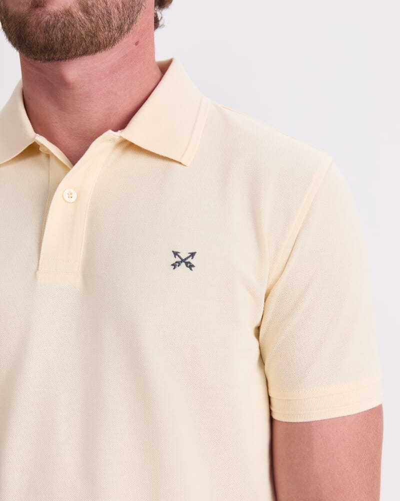 SC Pique Polo in BUTTER