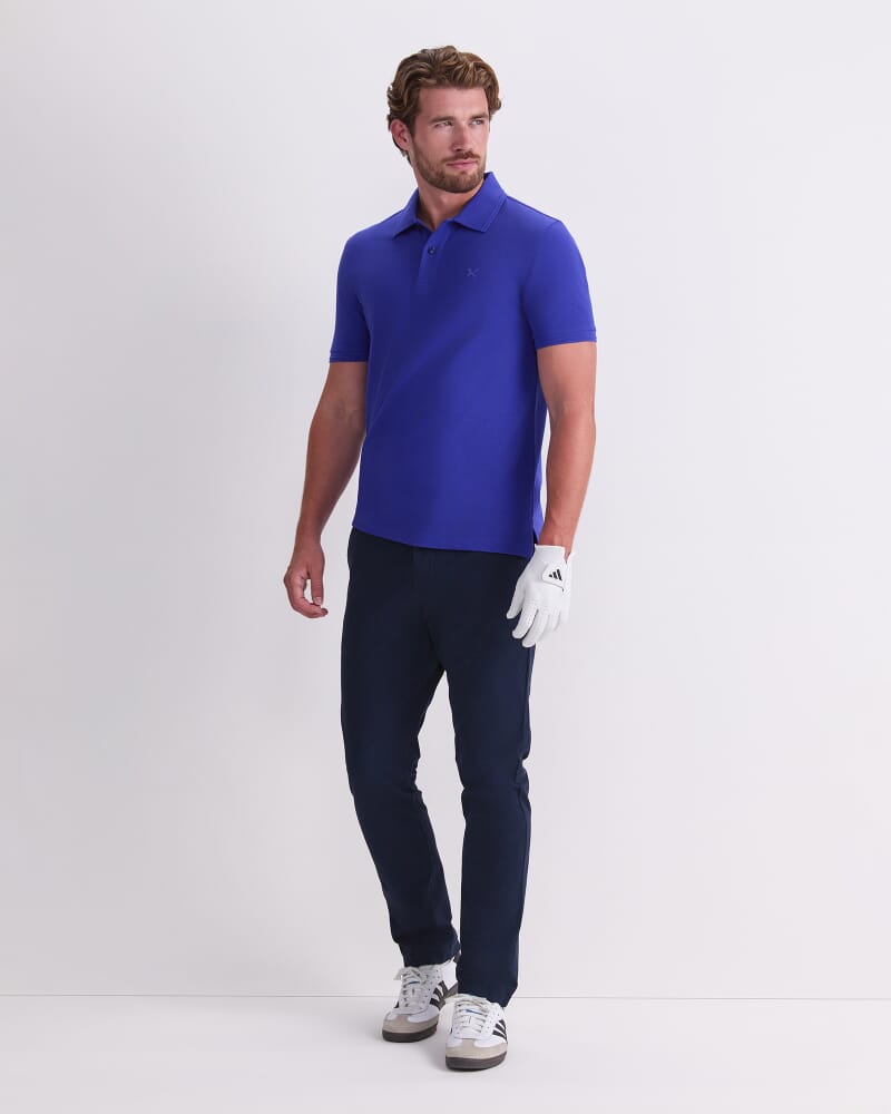 SC Pique Polo in COBALT