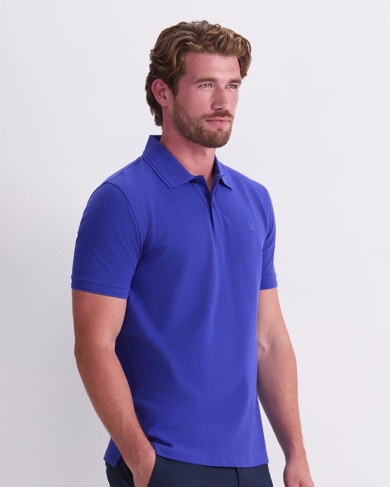 SC Pique Polo in COBALT