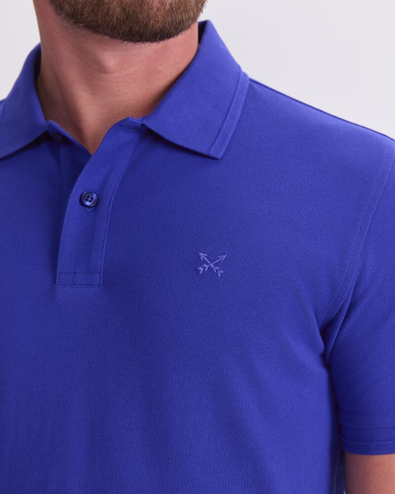 SC Pique Polo in COBALT