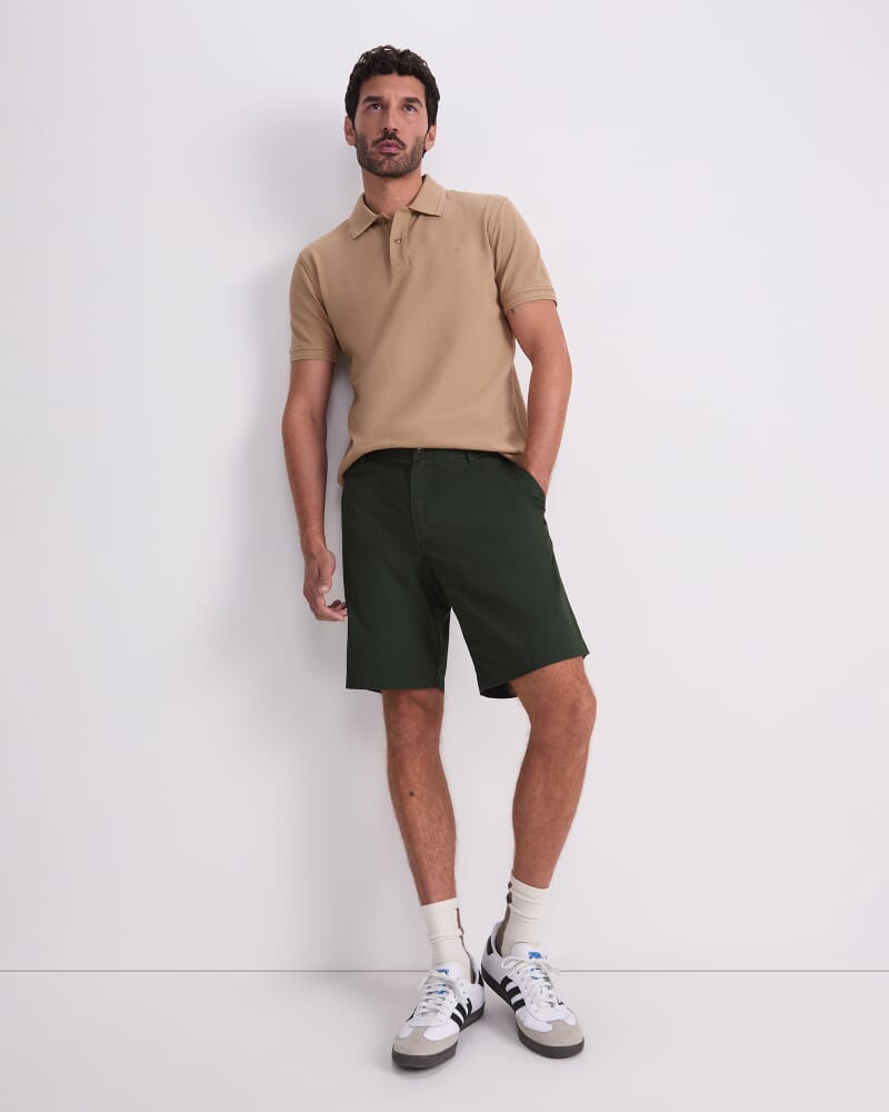 SC Pique Polo in KELP