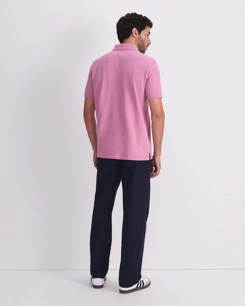 SC Pique Polo in ROSE