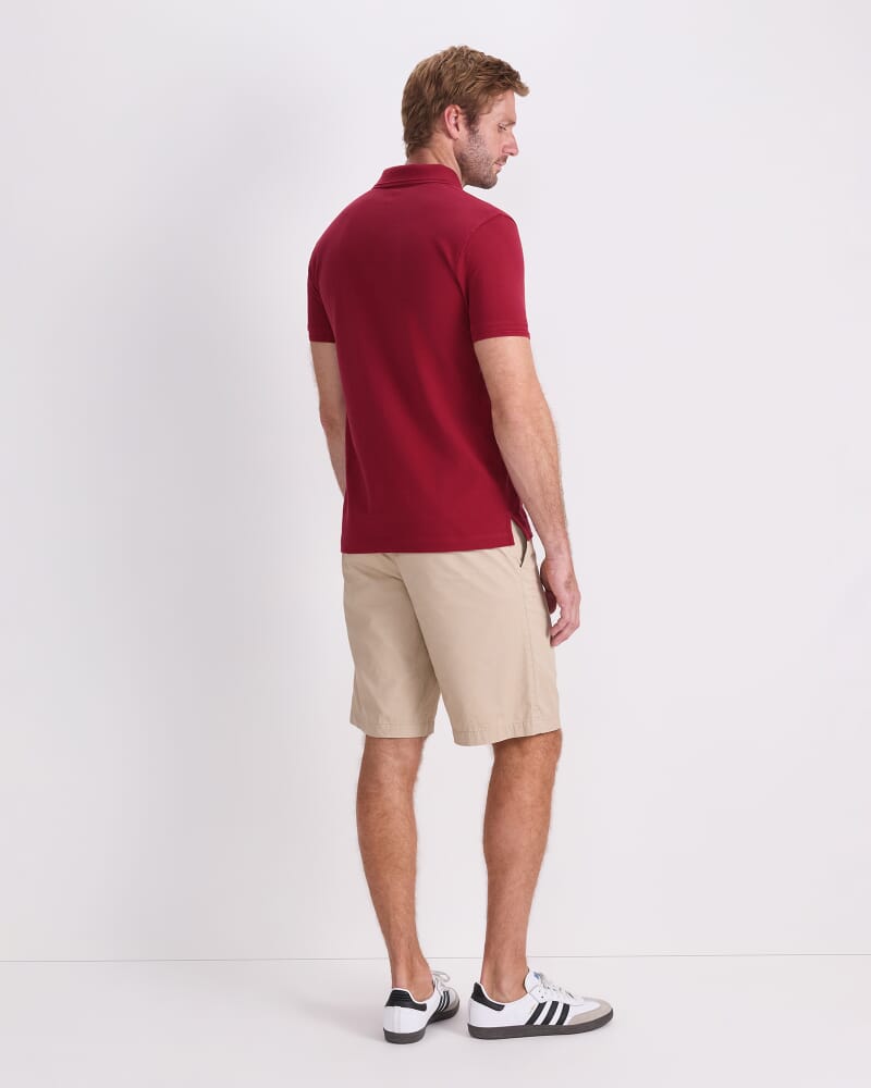 SC Pique Polo in WINE