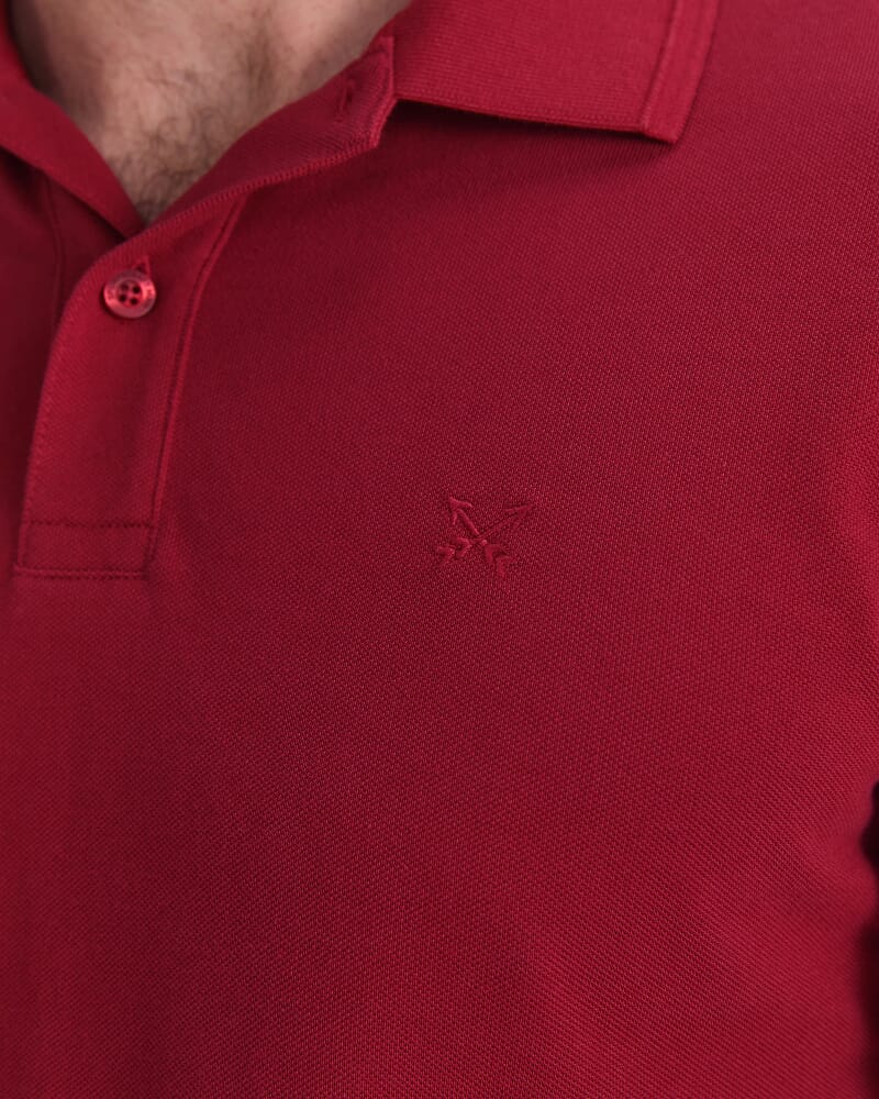 SC Pique Polo in WINE