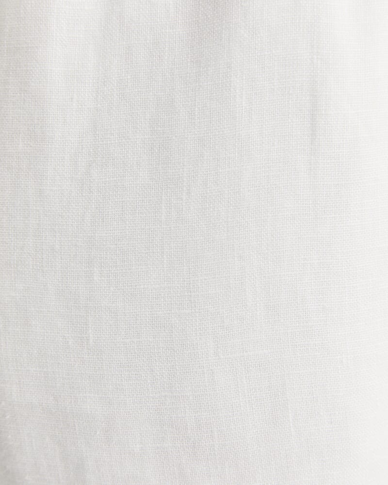 Caffery Linen Pant in WHITE