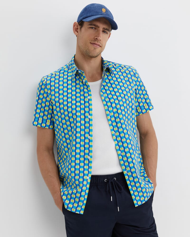 Wyn Short Sleeve Liberty Shirt in MULTI