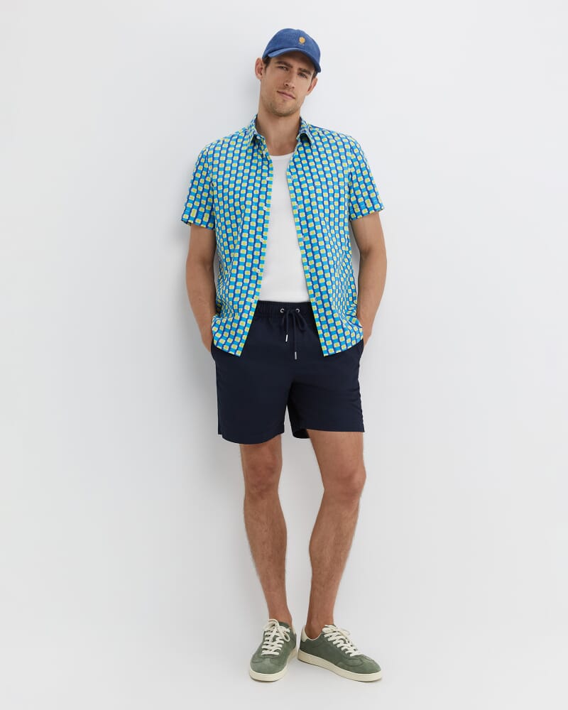 Wyn Short Sleeve Liberty Shirt in MULTI