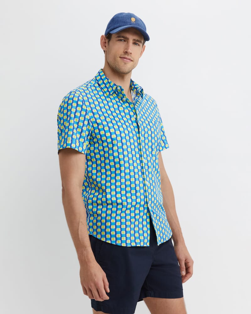 Wyn Short Sleeve Liberty Shirt in MULTI