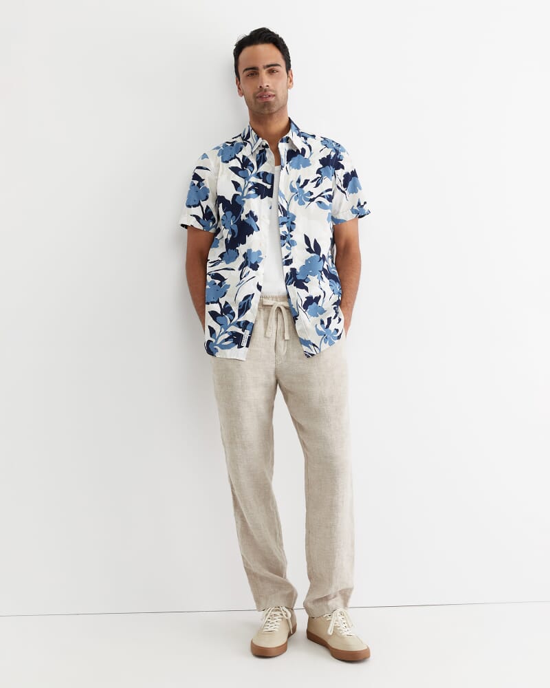 Dyer Short Sleeve Shirt in BLUE MULTI