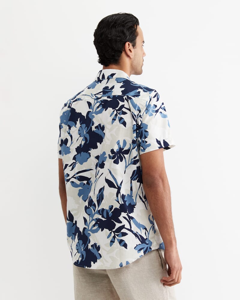 Dyer Short Sleeve Shirt in BLUE MULTI