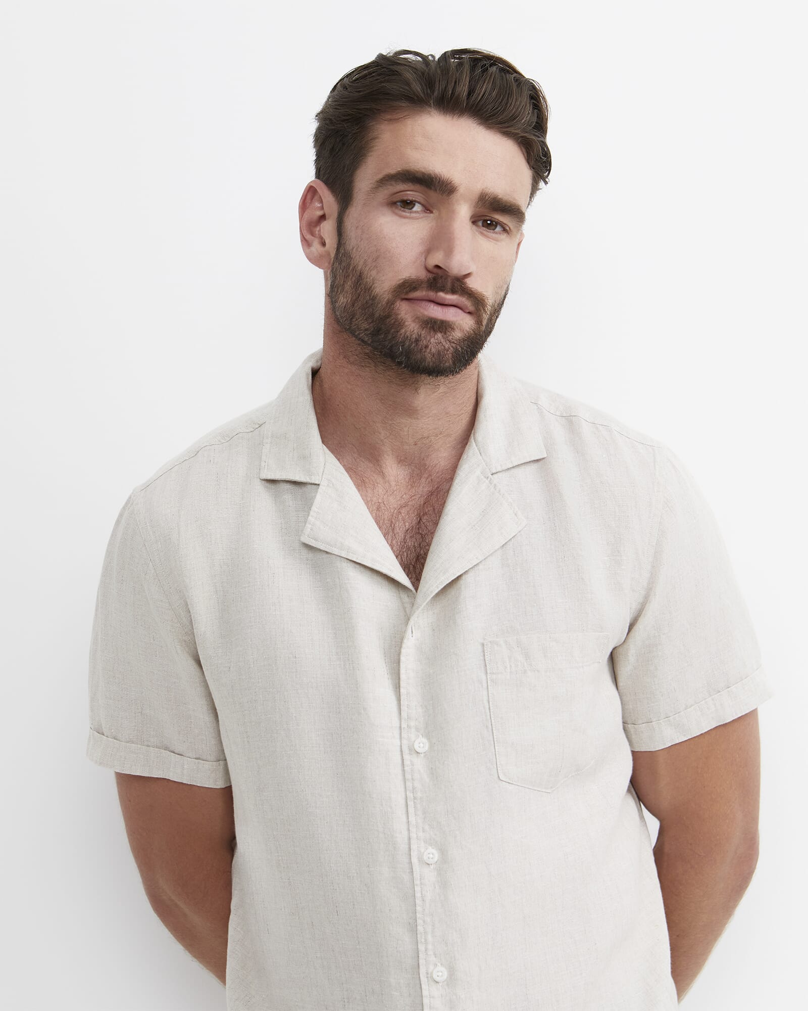 Short Sleeve Stanton Linen Shirt