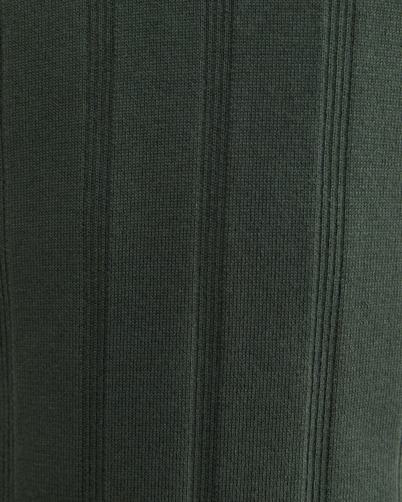 Braddon Knit Polo in FOREST