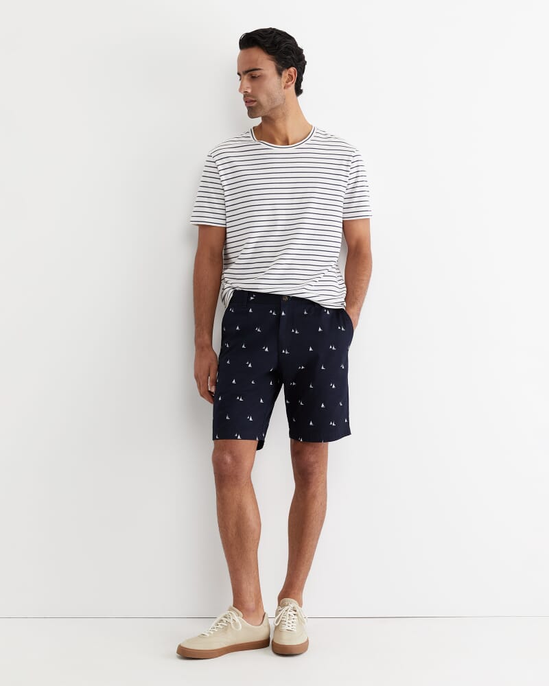 Classic Printed Short in CLASSIC NAVY