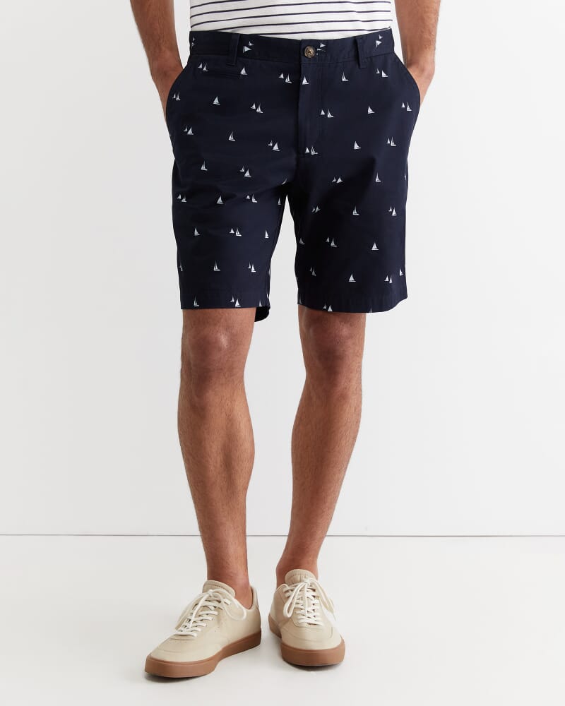 Classic Printed Short in CLASSIC NAVY