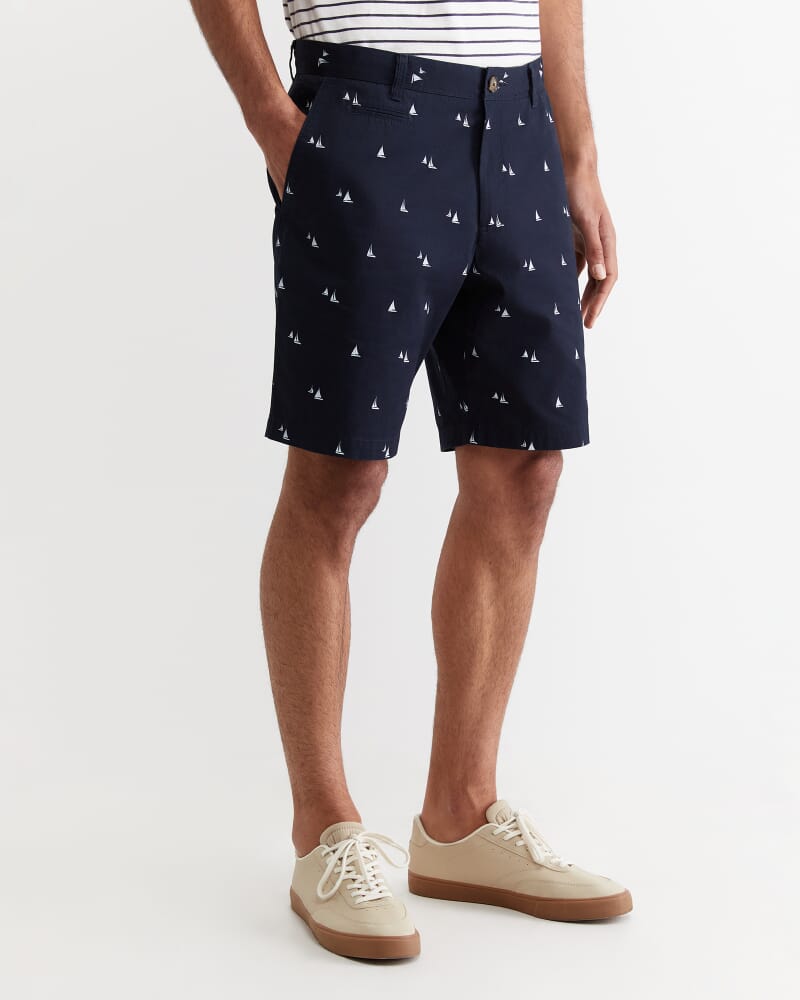 Classic Printed Short in CLASSIC NAVY