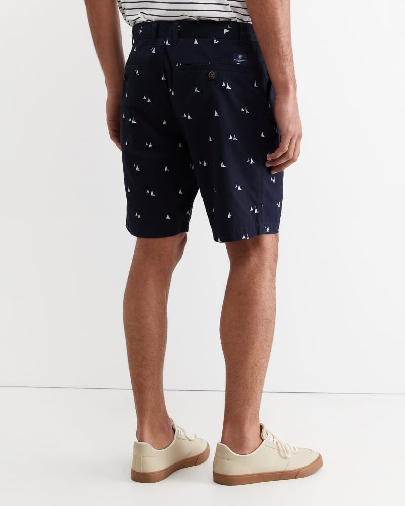 Classic Printed Short in CLASSIC NAVY