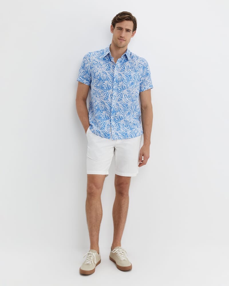 Hogan Short Sleeve Shirt in BLUE MULTI