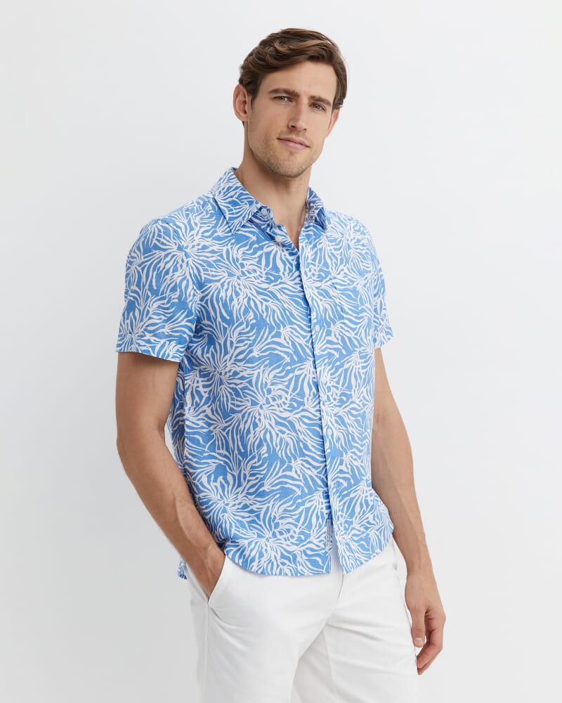 Hogan Short Sleeve Shirt in BLUE MULTI