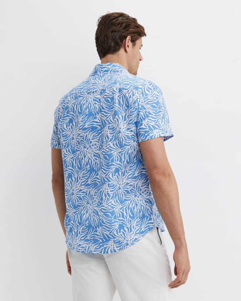 Hogan Short Sleeve Shirt in BLUE MULTI