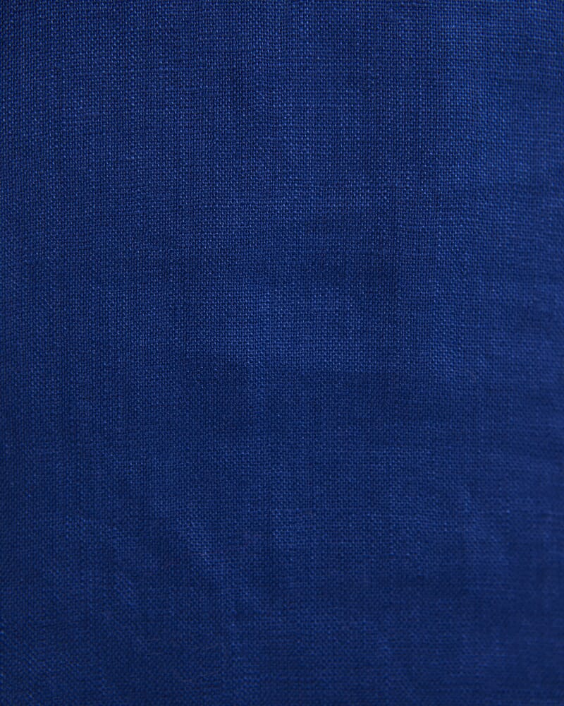 Long Sleeve Linen Shirt in LAPIS