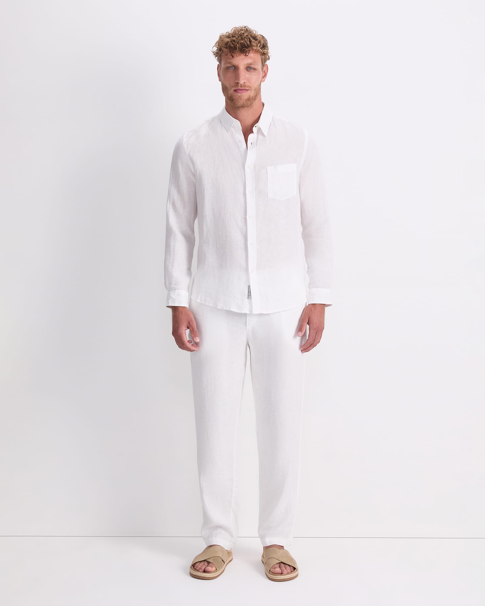 Long Sleeve Linen Shirt | Sportscraft