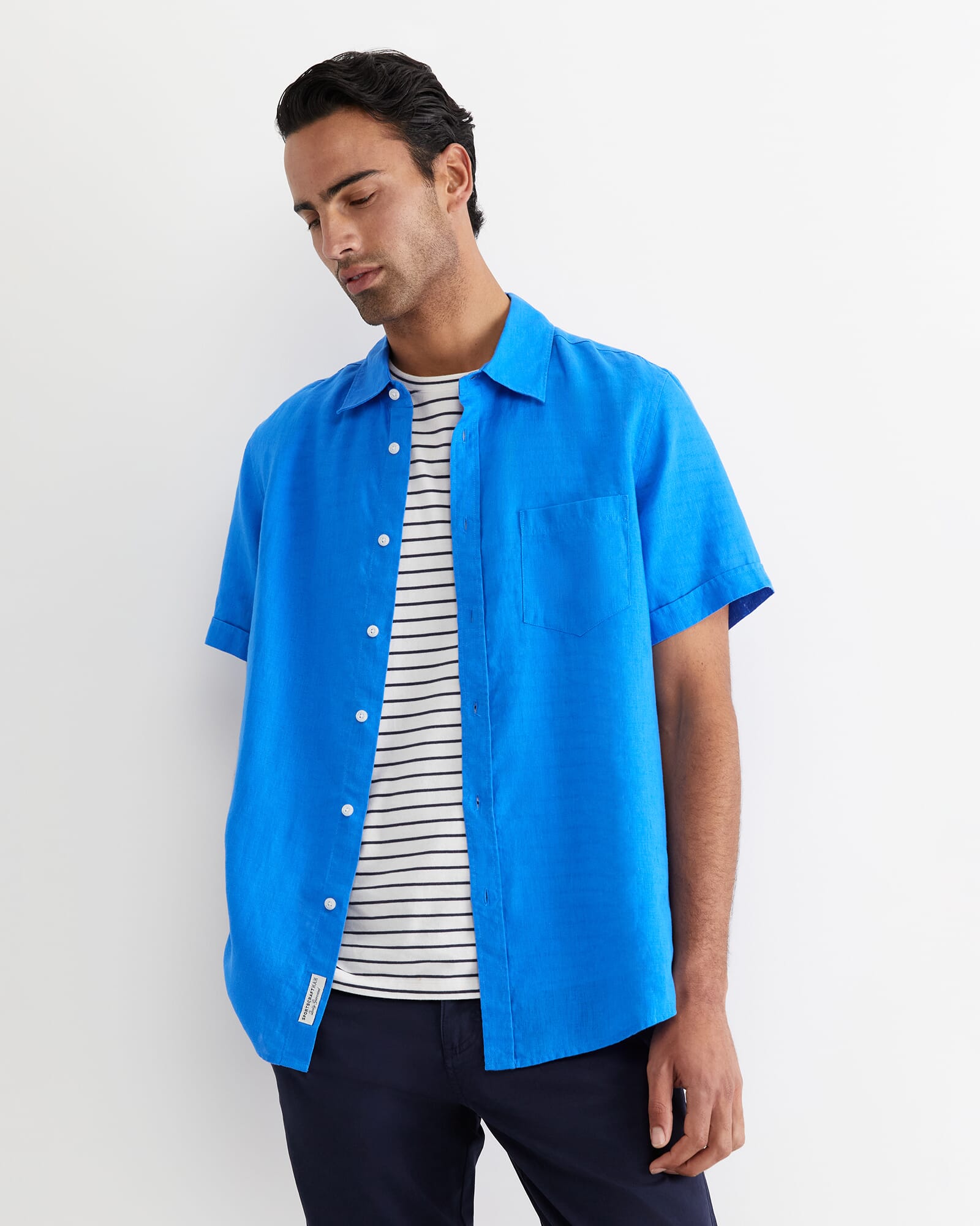 Short Sleeve Linen Shirt