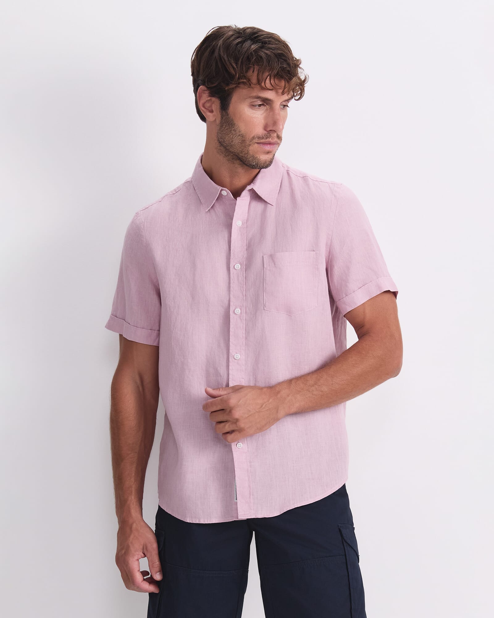 Short Sleeve Linen Shirt