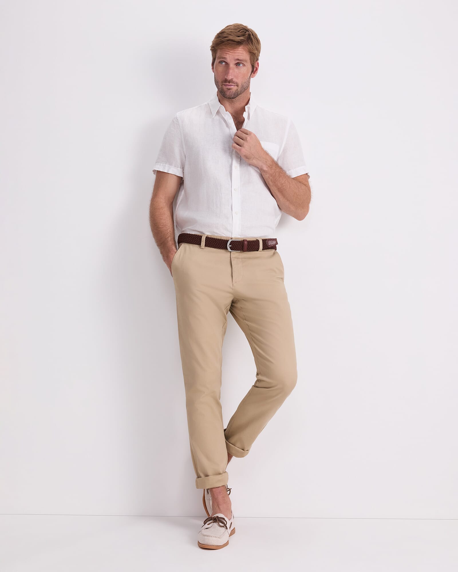 Short Sleeve Linen Shirt