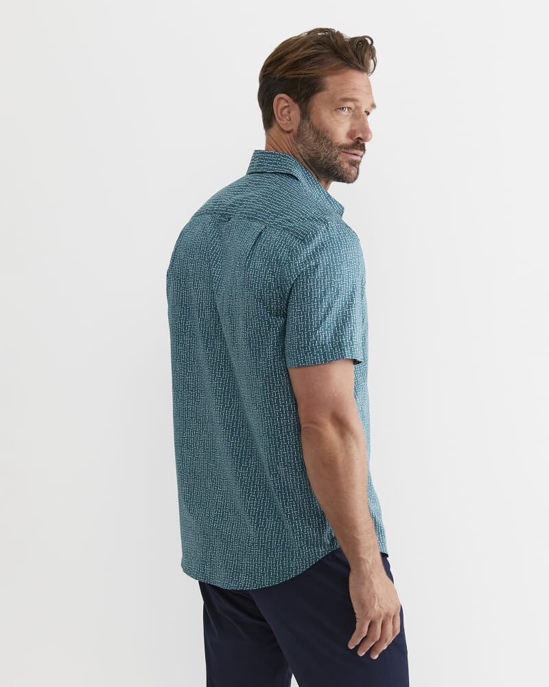Marlin Short Sleeve Shirt in TEAL