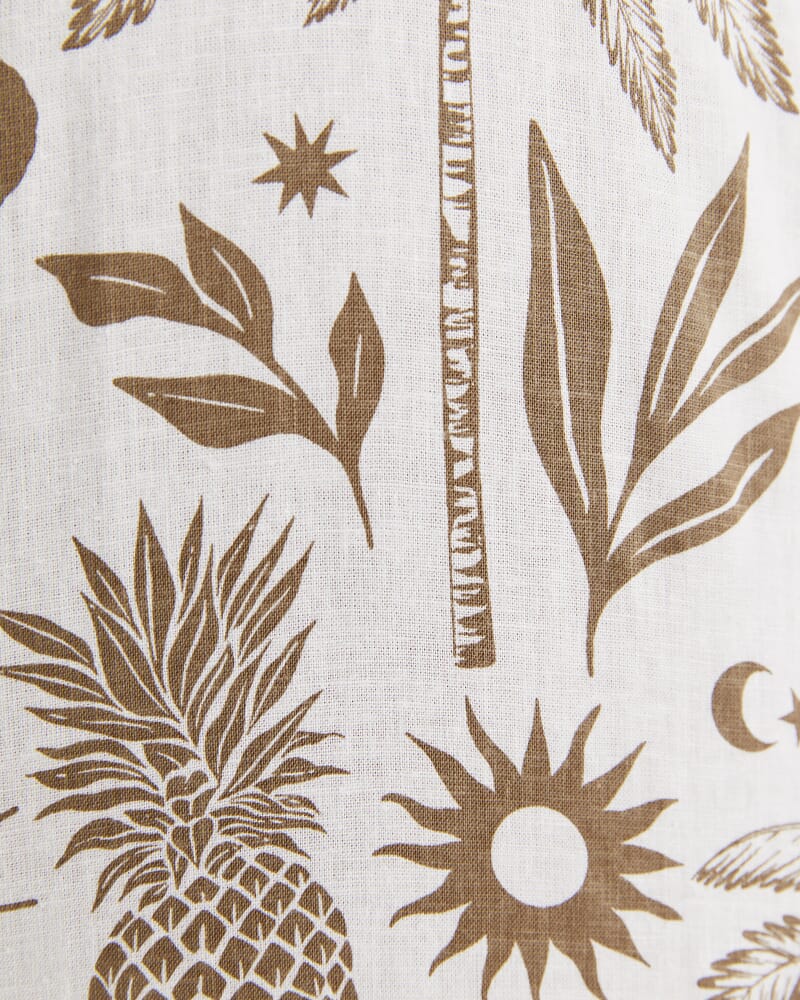 Byron Short Sleeve Shirt in BARLEY