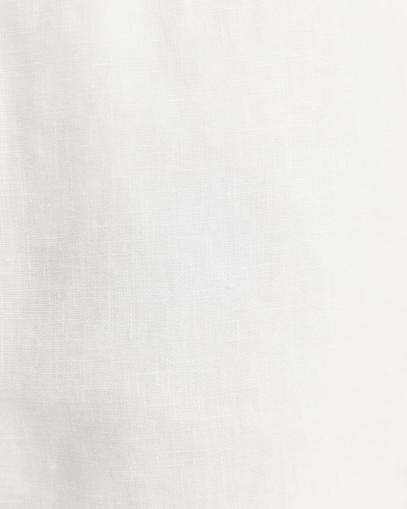Caffery Linen Short in WHITE