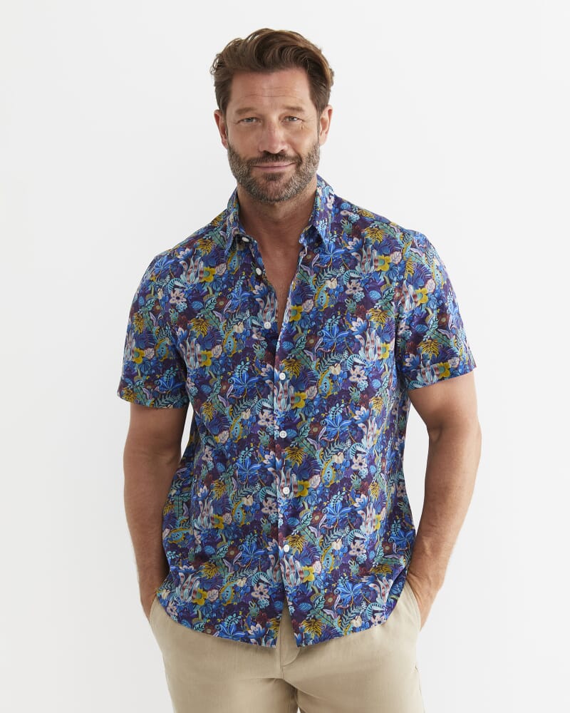 Kip Short Sleeve Liberty Shirt in MULTI