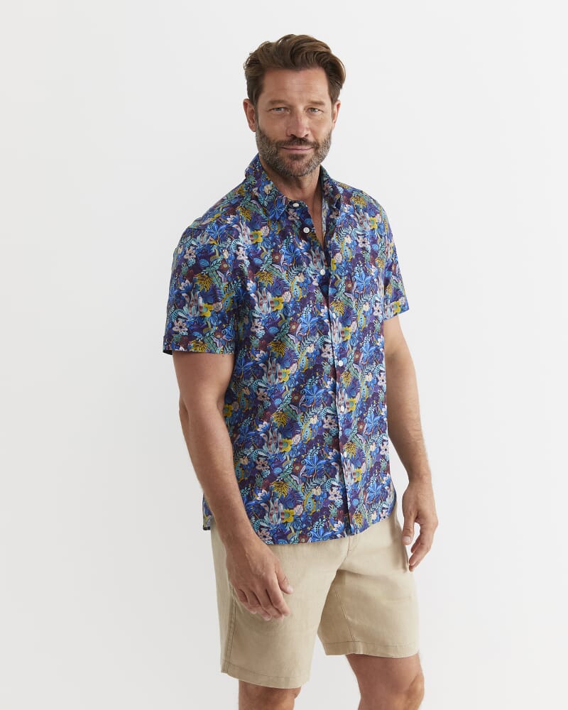 Kip Short Sleeve Liberty Shirt in MULTI