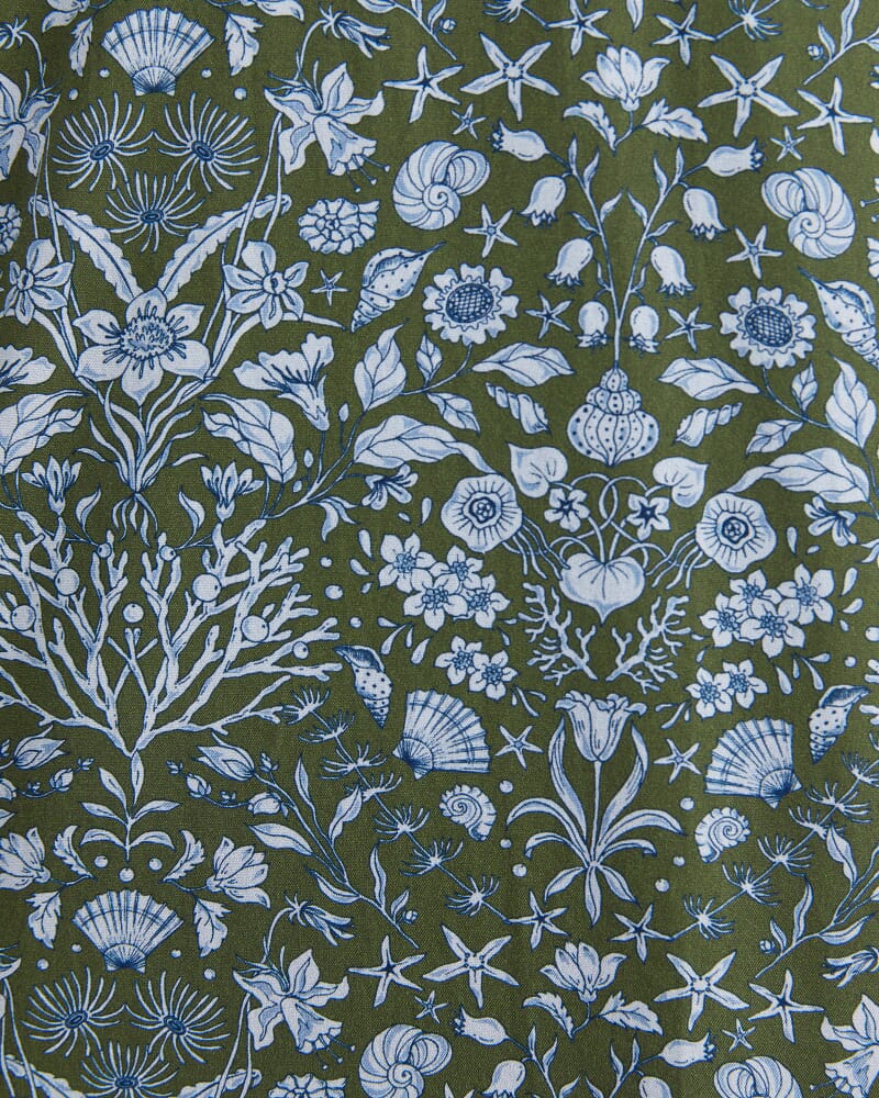 Lex Short Sleeve Liberty Shirt in KHAKI